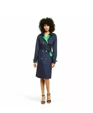 NWT 3.1 Phillip Lim for Target Women's Trench Coat in Navy Blue Size Small SALE!