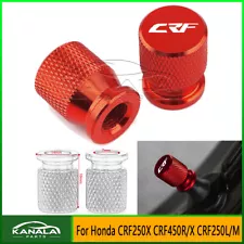 RED Tire Valve CNC Universal Aluminum Covers For Honda CRF250X CRF450R/X