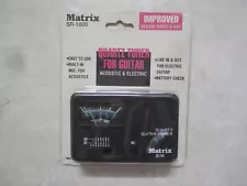 Matrix SR-1000 Quartz Guitar Tuner-Acoustic & Electric Easy To Use New in Box!