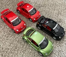 USED wind up 5" Volkswagen New Beetle RSi 1:32 Scale (Black) by Kinsmart