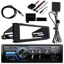 Marine USB AUX Bluetooth Receiver, Dash Kit, Handlebar Control, Wire Antenna