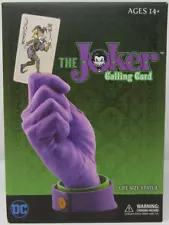 Cryptozoic DC The Joker Calling Card Life Size Hand Statue