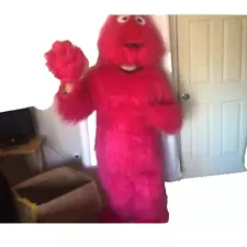 RARE 1 of a Kind Telly Monster Mascot Costume 6 feet