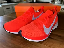 Size M8/W9.5 - Nike Zoom Vaporfly 4% Flyknit (Bright Crimson/Ice Blue)