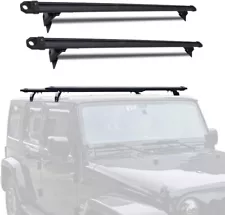 Roof Rack Crossbars Fit for 07-24 Jeep Wrangler JK JL & 19-24 Jeep Gladiator JT