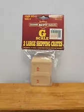 Bachmann G Scale - 2 Large Shipping Crates - 92414 - 031424