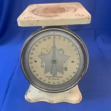 Vintage Baby Scale 30 lbs By Ounces Pre-owned