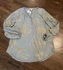 Women's LC Lauren Conrad Ruffle Peasant Blouse