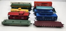 Lot of 10 HO Scale Rolling Stock Train Cars Mixed Brands And Types