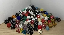 Mix Dice Lot of 98 - Role Play Game Dice Various Sizes Colors Variants