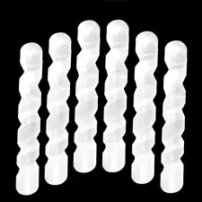 Natural Selenite Crystal Massage Wand " Smooth Polished Heal LOT of 6 BULK Whole