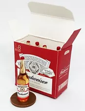 Dolls House Beer Bottle Crate With 8 Loose Bottles Tumdee 1:12 Scale Pub Bar BD