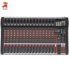 16 Channel Professional Powered Mixer Power Mixing 16 DSP USB NEW