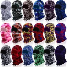 18 Pieces Distressed Balaclava Bulk Full Face Knitted Balaclava Ski Mask Wind...