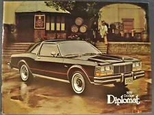 1978 Dodge Diplomat Brochure Medallion Sedan Wagon Excellent Original 78