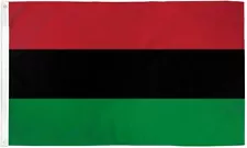 Afro American Flag 3x5 African Unit Heritage Flag Pan-African Flag RGB Flag