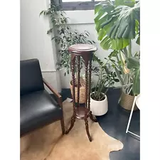 Oak Wooden Pedestal