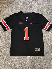 THE Ohio State Buckeyes Nike Sewn Jersey #1 B.Miller Black Men’s S BIG10