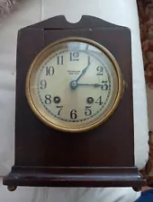 ANTIQUE TIFFANY & Co. NY *WOOD MANTEL CLOCK kqs