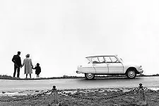 1961 Citroen Ami 6 - Promotional Advertising Magnet