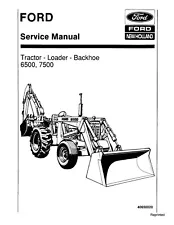 6500 7500 Tractor Loader Backhoe Service Repair Manual Fits Ford NH 650 750 4065