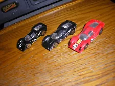 NICE Lot of 3 Different Hot Wheels Ferrari P4 Super Sport Race Cars Free SHIP