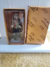 Flambro Emmett Kelly Jr. Collection Hobo Clown Figurine with Balloons Music Box