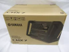 YAMAHA EMX7 EMS Series 1410 Watt Stereo Powered Mixer 12 Channel Black New