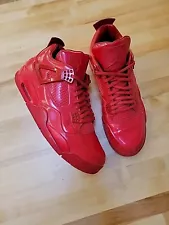 Air Jordan Flight 4 Retro 11Lab4 - Red Size 12 Mens Preowned No Box