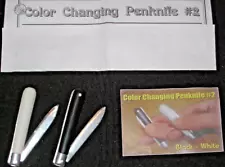 Color Changing Pen Knife Magic Trick - Close-Up Magic, Pocket or Street Illusion