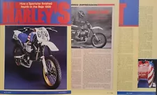 1986 Harley Davidson Sportster 1100 motorcycle 6p Article 4th at Baja 1000 Race