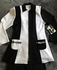 HWB Hollywood Babe PARIS Pageant Black White OOC Outfit -- Size Pre-LG (NWT)