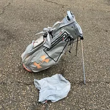 Under Armour UA Storm Speedround Stand Golf Bag Gray Pink