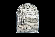 Scrimshaw Nature's Gifts Wall Plaque Wall Plaque Moosup Valley, Rachel Badeau