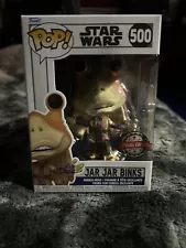 JAR JAR BINKS STAR WARS FUNKO POP 500 SPECIAL EDITION