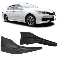 [SASA] Made for 2016-2017 Honda Accord 4dr Sedan PU Front Bumper Lip Splitter (For: Honda Accord)