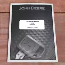 John Deere 4400 Combine Owners Operators Manual - OMH86804