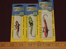 3 New Moonshine Size 1, 2 & 2.5 Shiver Minnows Darting 1-3/4 2-1/4 2-3/4 Long