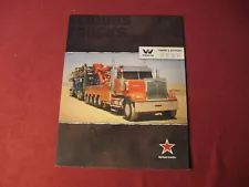 2012 Western Star Rig Semi Truck Sales Brochure Booklet Catalog Old Original