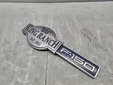 2004-2008 Ford F150 King Ranch Tailgate Rear Emblem Badge 5L34-18402A16 OEM KR