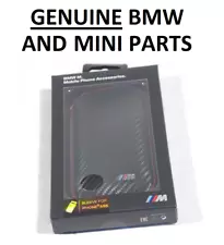 GENUINE BMW M Sleeve Pocket Case Carbon Red Official Boxed. For iPhone 5 5s 29C1