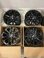 (4) 2024 FORD F150 RAPTOR FACTORY 17" WHEELS OEM RIMS RL3V1007AB BLACK 6x135