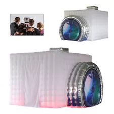 New ListingInflatable Photo Booth LED Wedding Tent Camera Shape 2.5m For Wedding Party