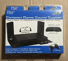 Intec Game Sound System For Playstation 2 PS2 SLIM Stereo Speakers. AV Selector.