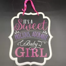 Lot Of 5 - It's A Girl Baby Shower Hanging Decoration - Party Expo