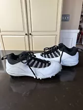 Nike Air Jordan 10 TD Low Football Cleats Mens Sz 10 Steel Grey CQ2072-100