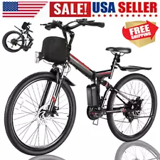 26'' 500W Folding Electric Bike for Sale, Bicycle Ebike 21 Speed 48V Li Battery