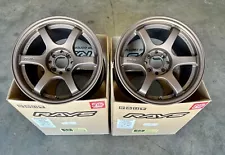 RAYS GRAMLIGHTS 57DR 15x8 4x100 +28 CIVIC FIT CRX INTEGRA MIATA WHEEL RIM BRONZE