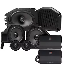 MB Quart MBQJ-STG6AH-1 800W 6-Speaker Upgrade Kit w/ Amp for Wrangler/Gladiator