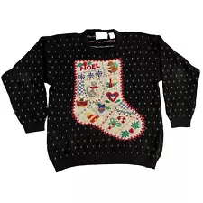 Vintage Northern Isles Ugly Christmas Sweater Size Large VTG